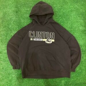 Clinton Dark Horses High School Black Hoodie